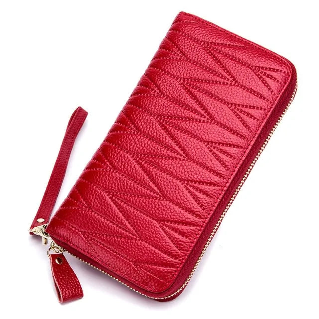 Porte feuille femme en cuir