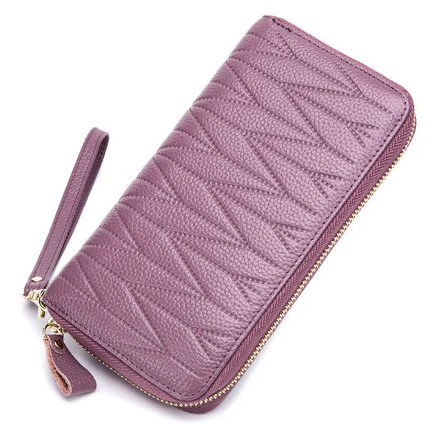 Porte feuille femme en cuir