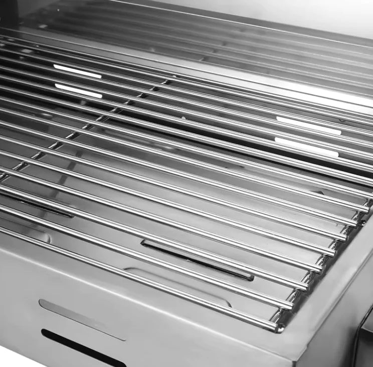 Barbecue à gaz en acier inoxydable