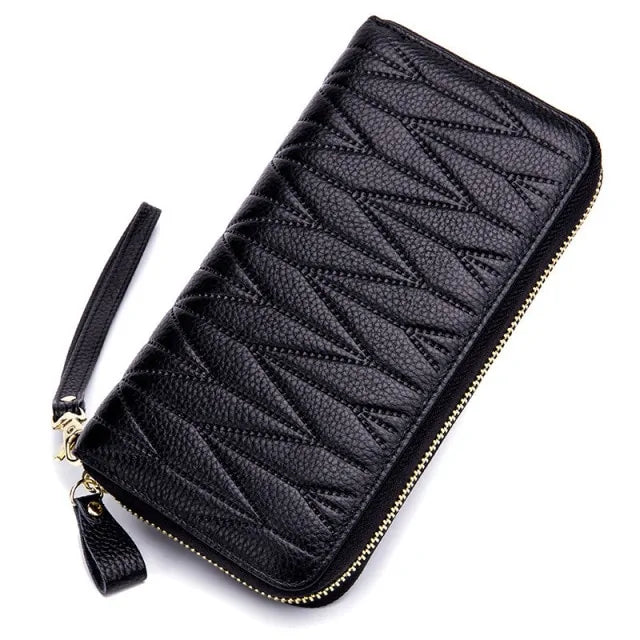 Porte feuille femme en cuir
