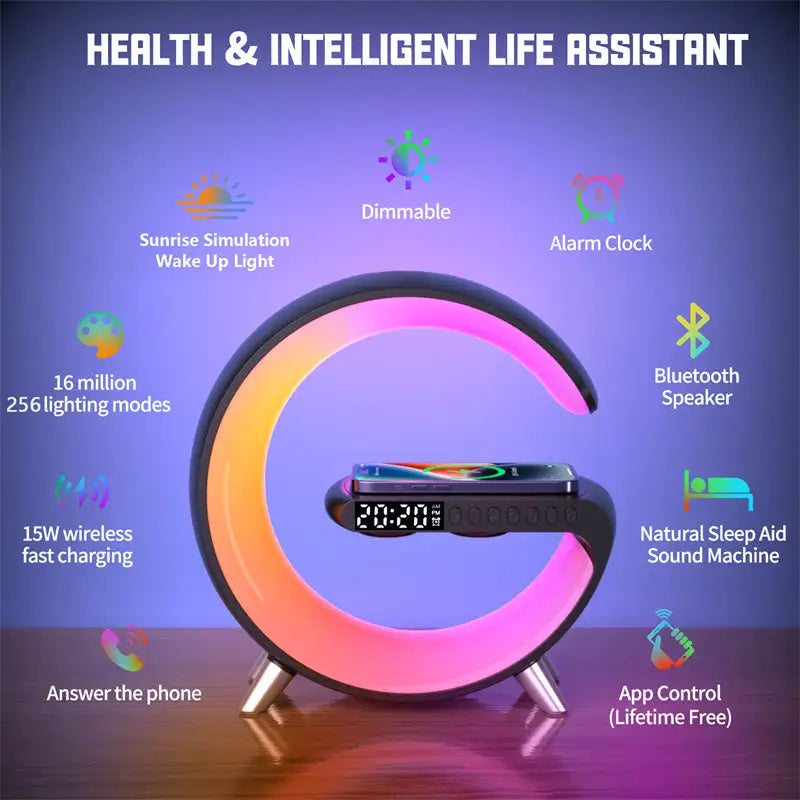 Lampe de chargeur sans fil