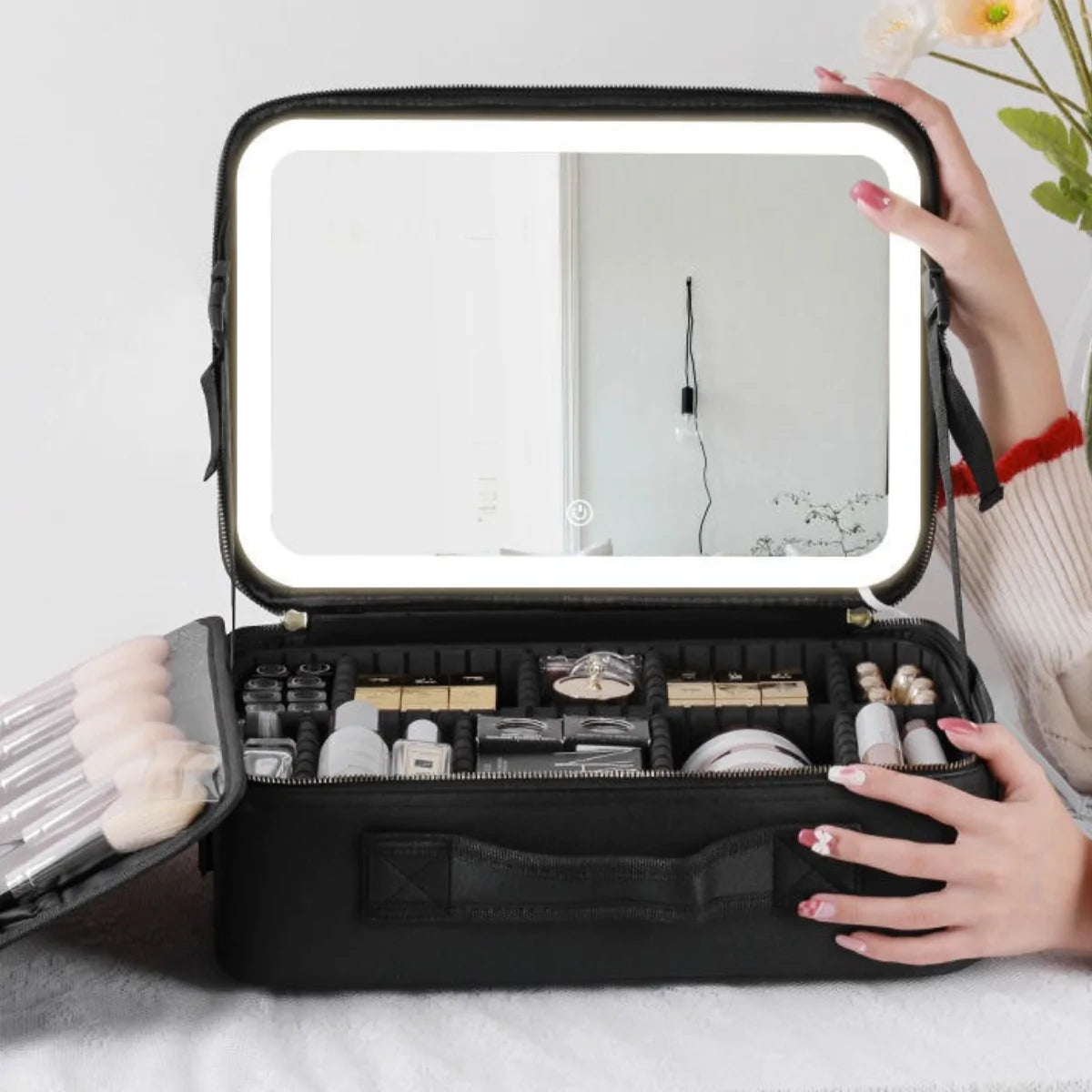 trousse de voyage de maquillage