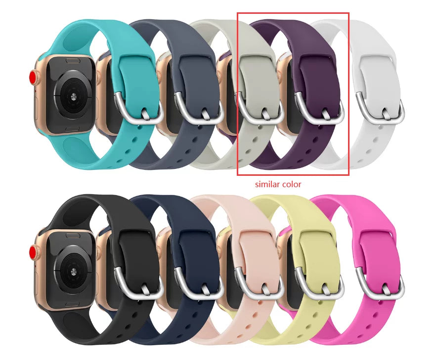 Bracelet silicone Apple Watch