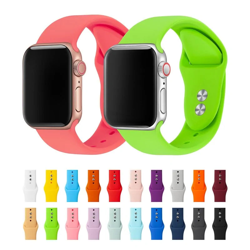 Bracelet silicone Apple Watch